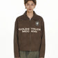 street short leather jacket gm16060