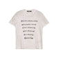Washed Distressed Musical Note Print Tshirt gm16509
