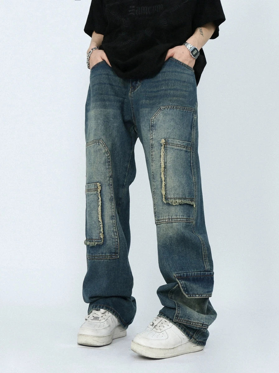 various pockets denim gm15515