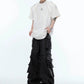 splicing shoulder straps loose senior T-shirt gm15301