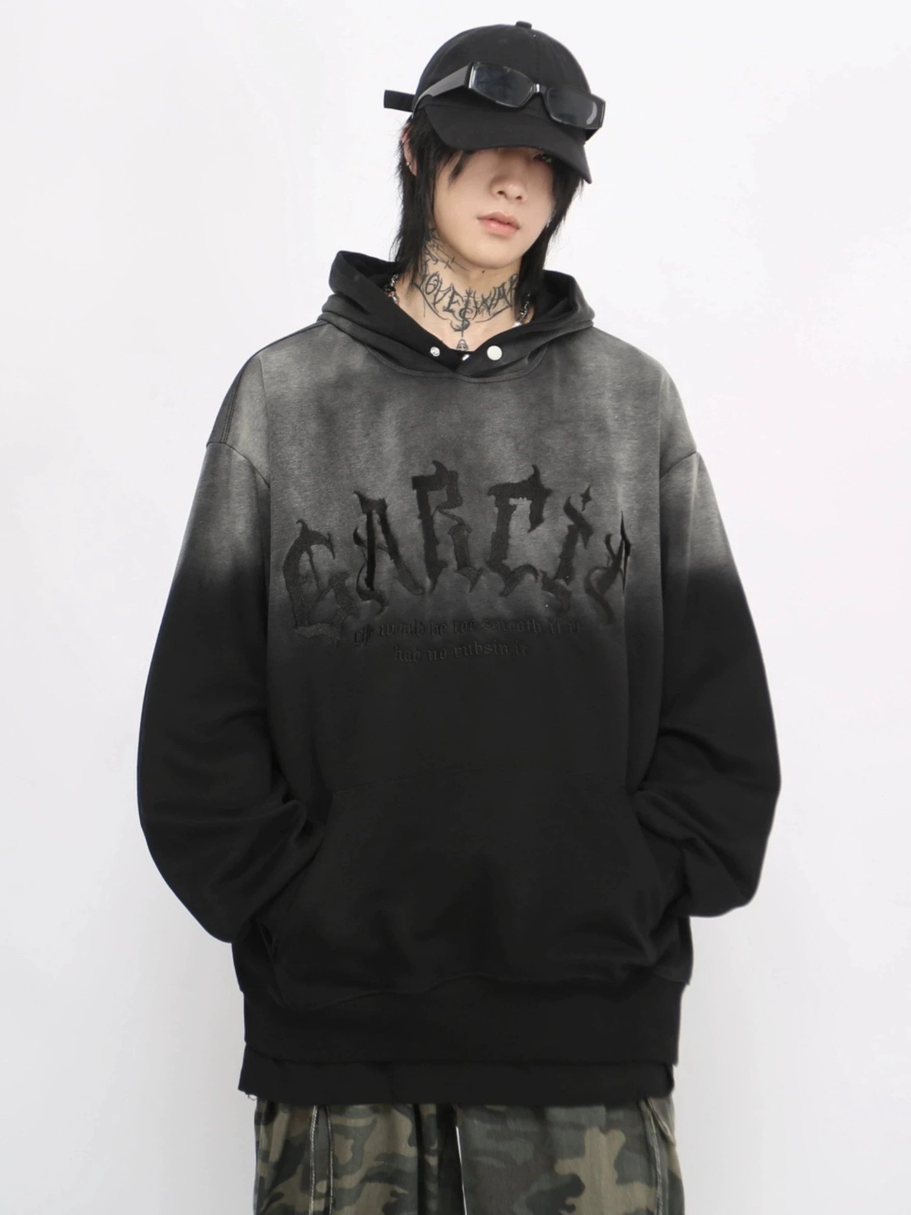 gray and black hoodie gm15832