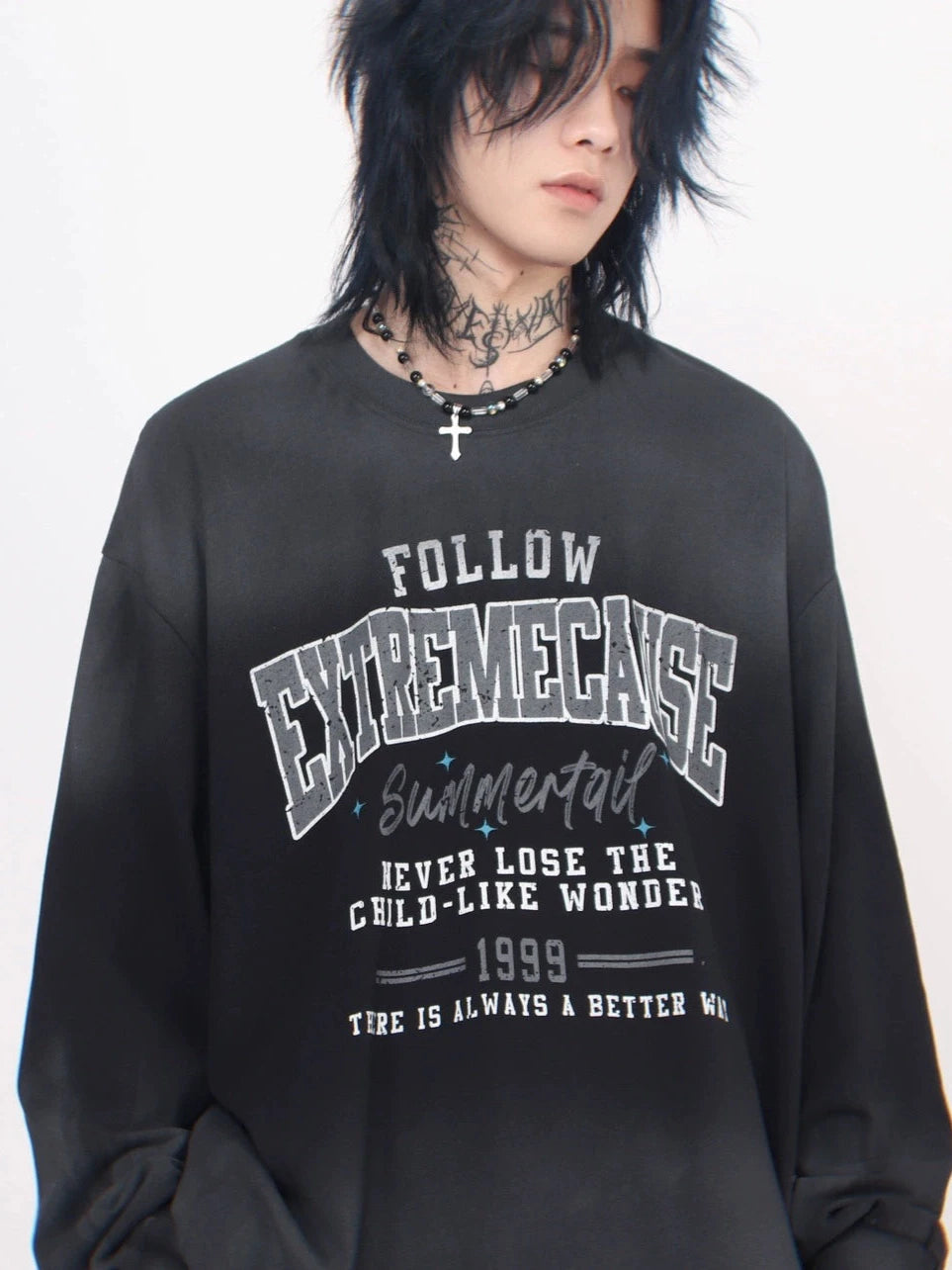 street long-sleeved T-shirt gm15658