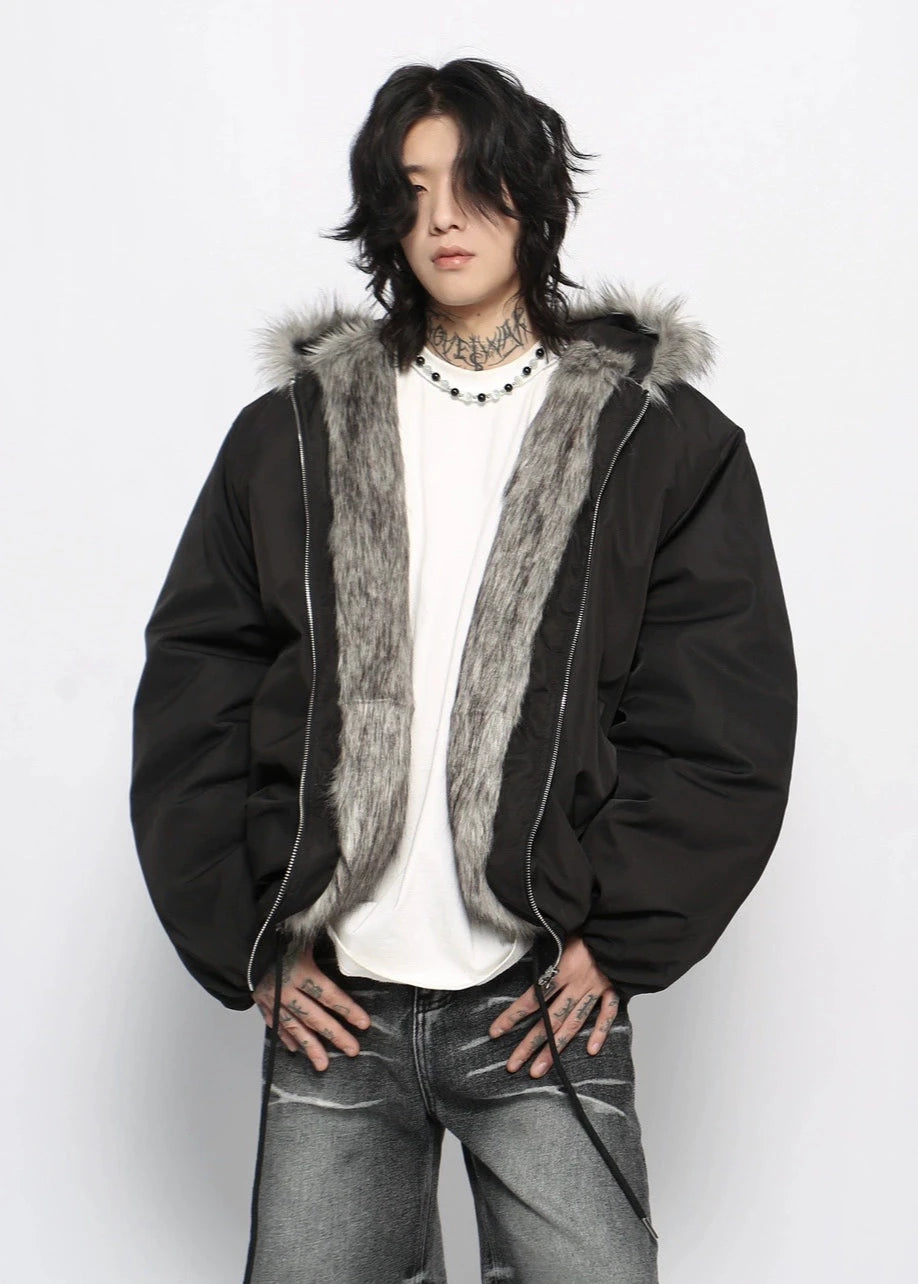 center fur jacket gm16352