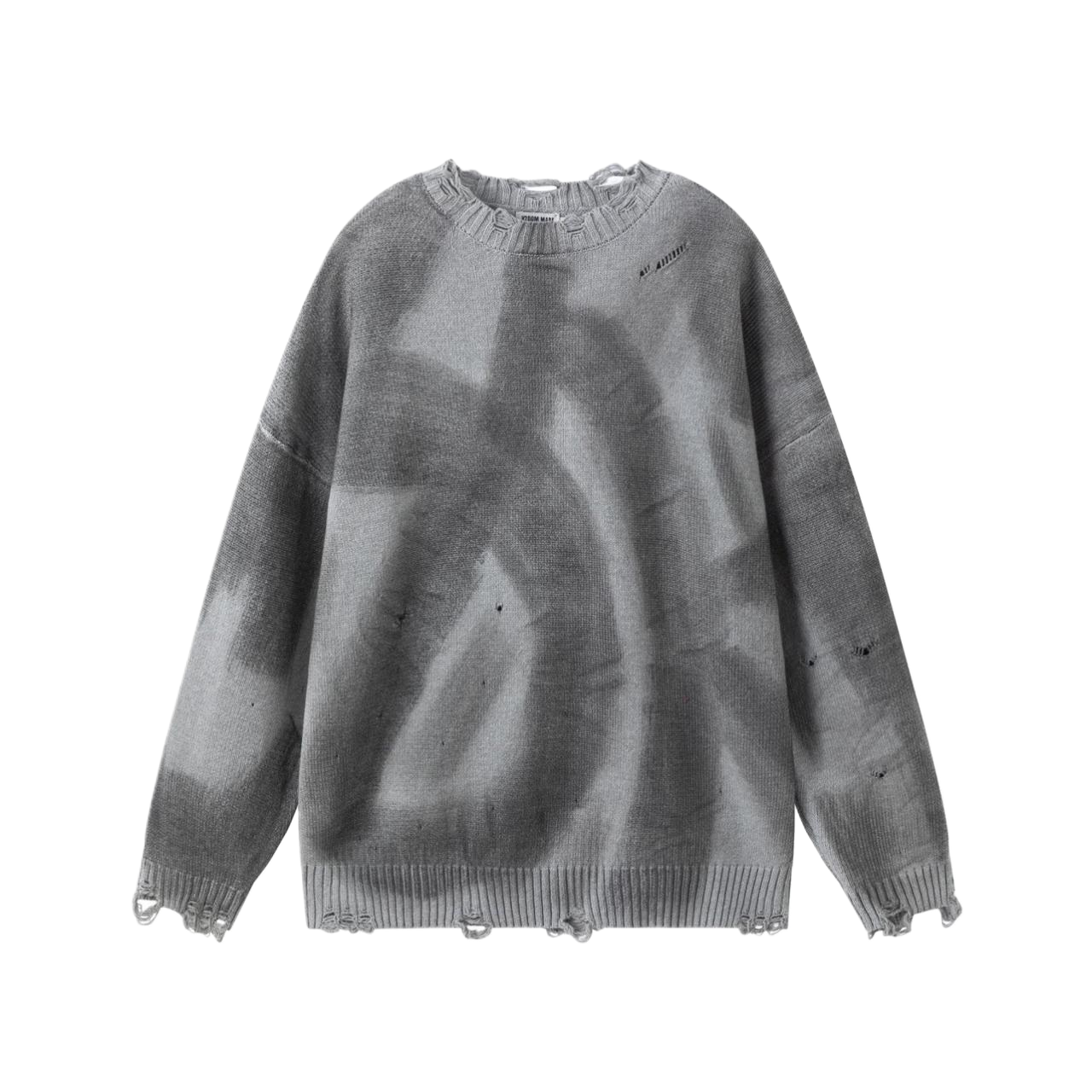 gray knit sweater gm16387