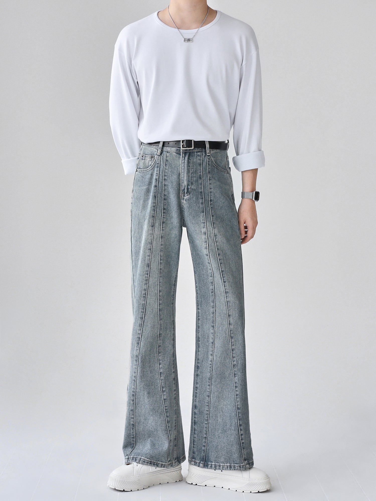 two line straight denim gm15768