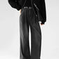 straight-leg floor-length mopping pants gm15381