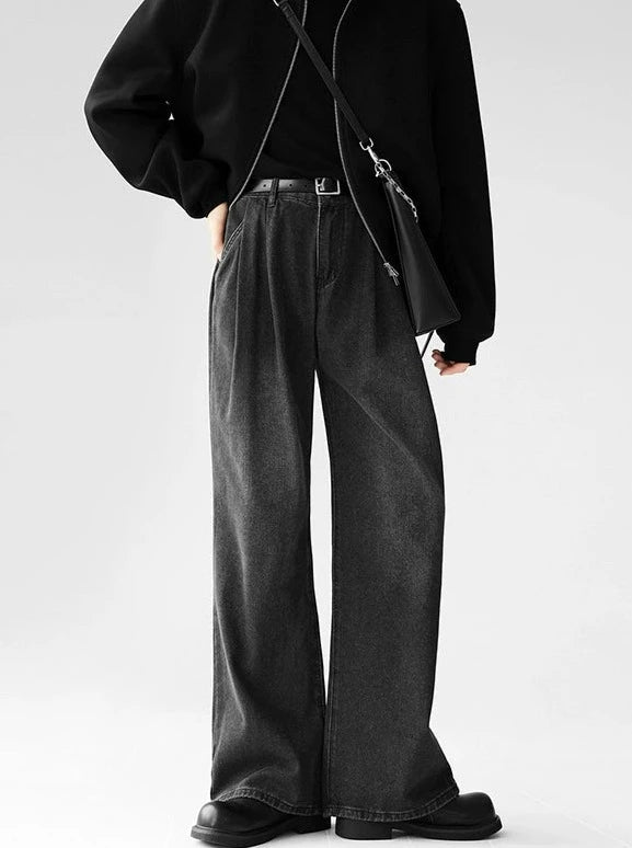 straight-leg floor-length mopping pants gm15381