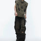 Distressed multi-pocket design denim gm15302