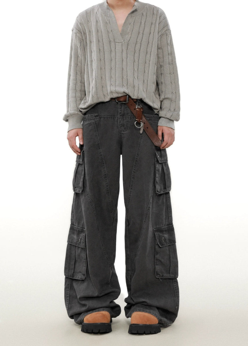 simple straight cargo pants gm16363