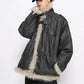 fur leather jacket gm16231