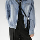 washed old gradient denim jacket gm15399