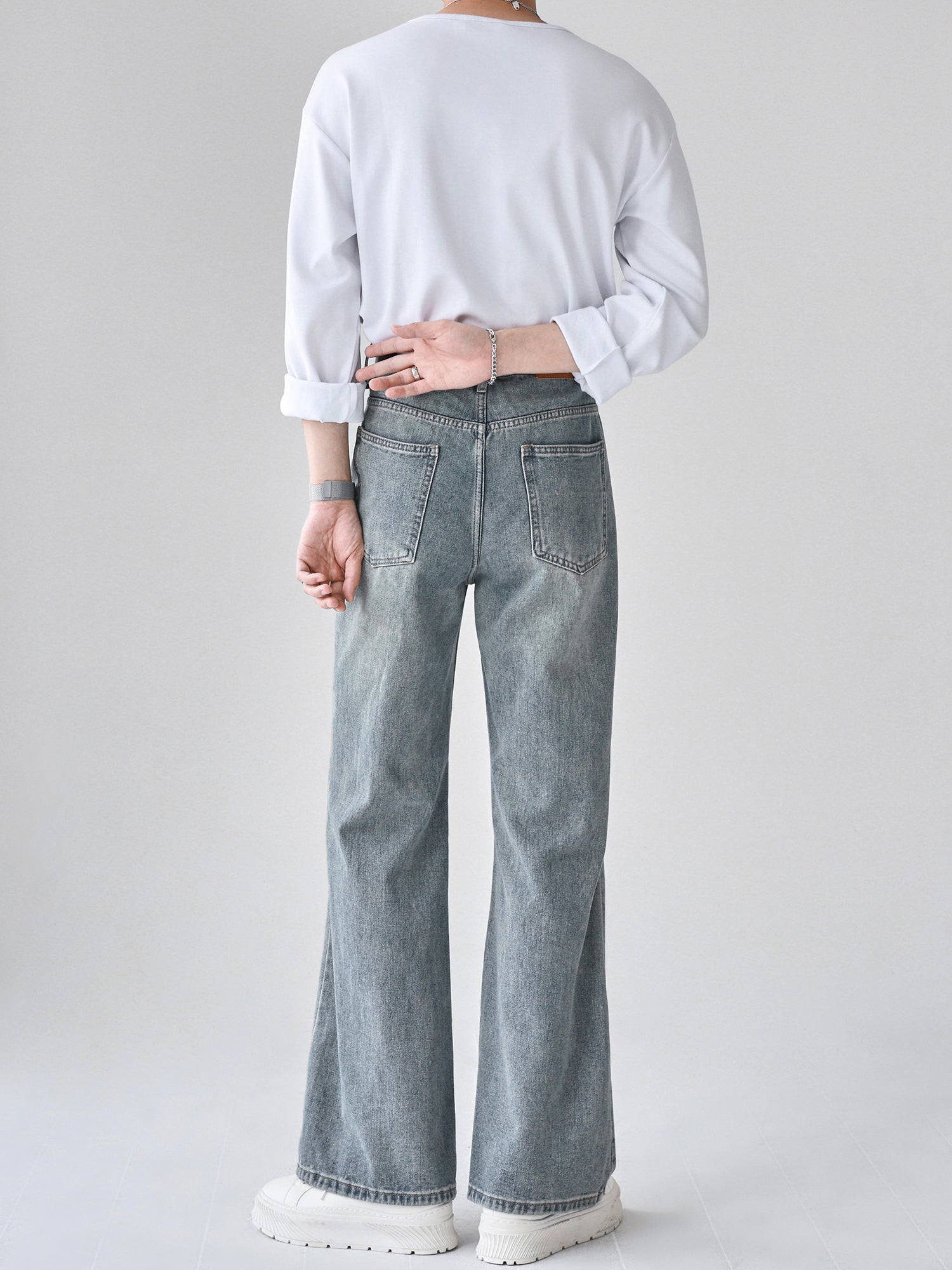 two line straight denim gm15768