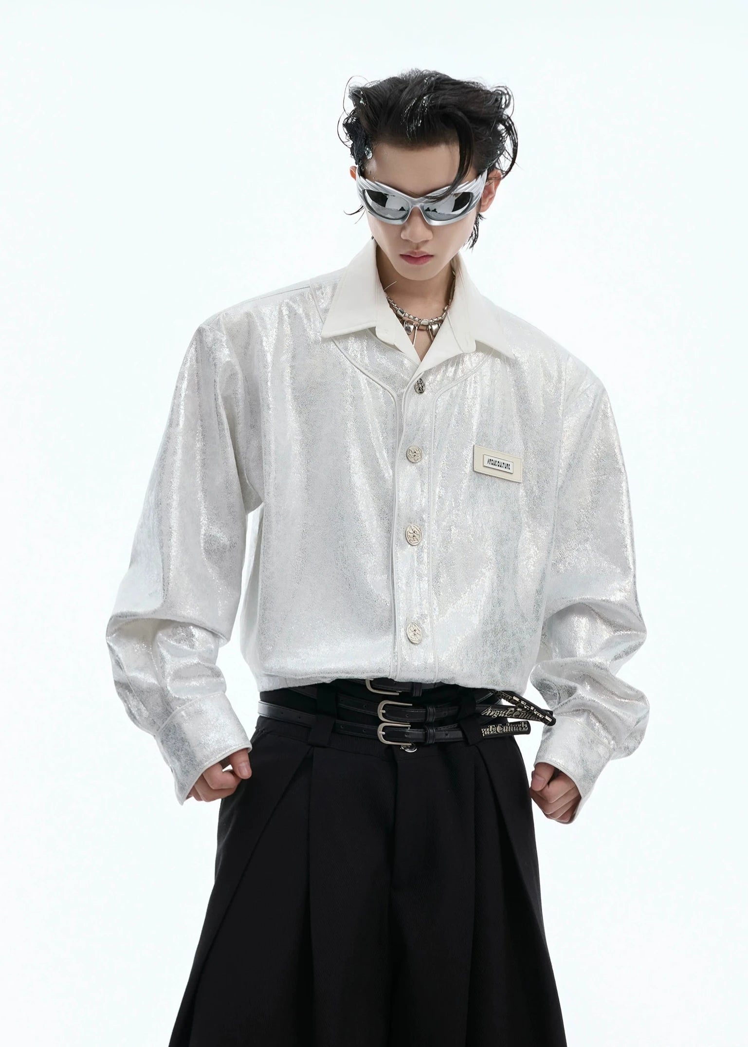 shiny dress shirt gm15933