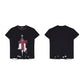 Distressed Cross Print Tshirt gm16505