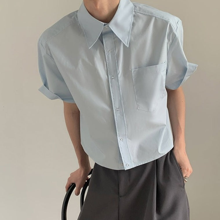 Cool cropped shirt gm5234