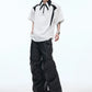 color shoulder pad short-sleeved POLO shirt gm15305