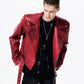 Smoke Damaged Cropped Rider Jacket gm16405