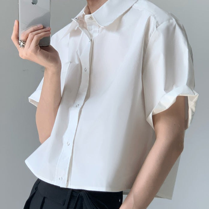 Cool cropped shirt gm5234