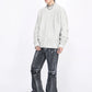 washed zipper sweater gm16245
