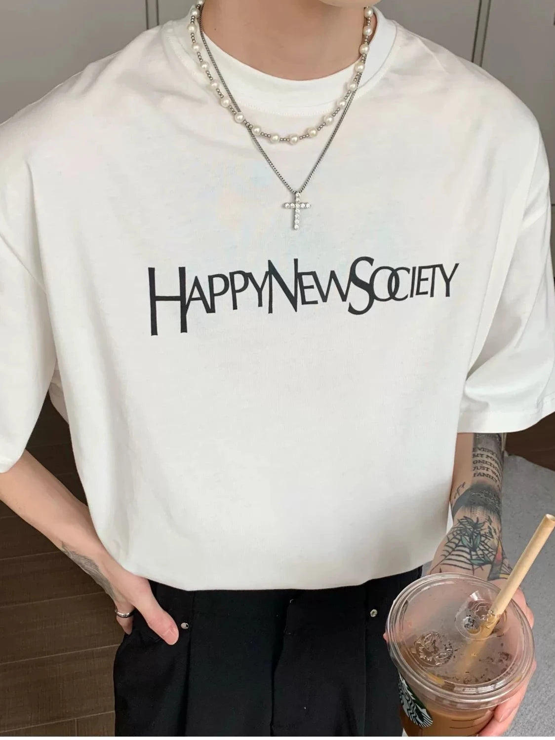 happy new society T-shirt gm15590