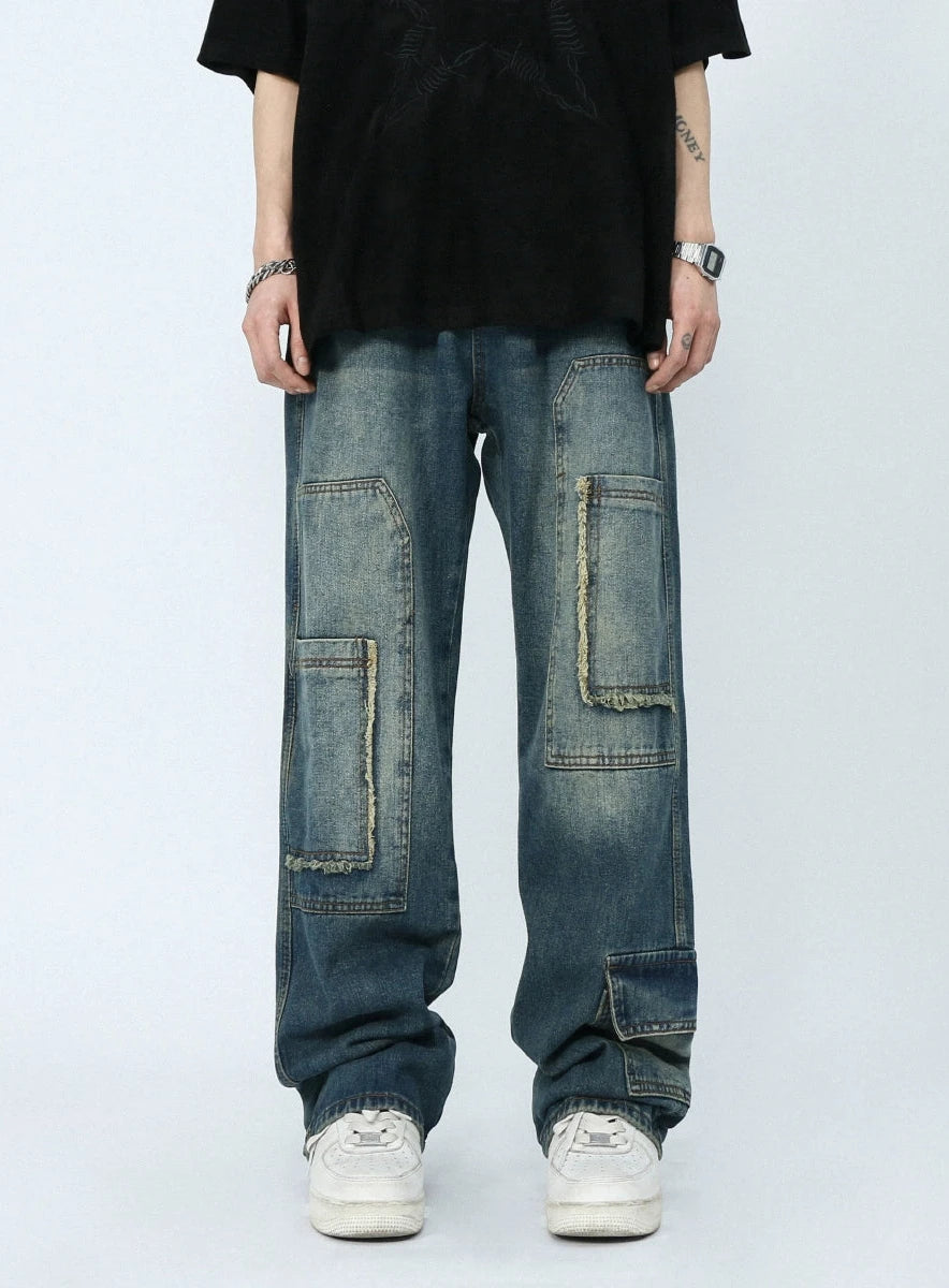 various pockets denim gm15515