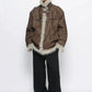 fur leather jacket gm16231
