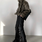 fur short retro jacket gm16337