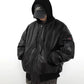 blouson leather loose jacket gm16079