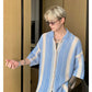 mesh stripe new trend tops gm15198