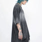 gradient hand cut holes short-sleeved T-shirt gm15322