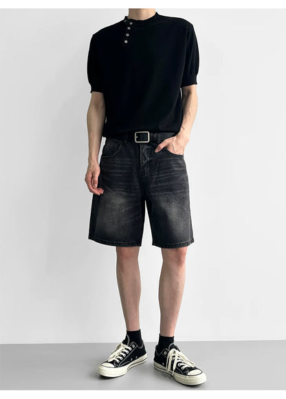 Retro Washed Short Denim gm16631