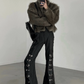 fur short retro jacket gm16337