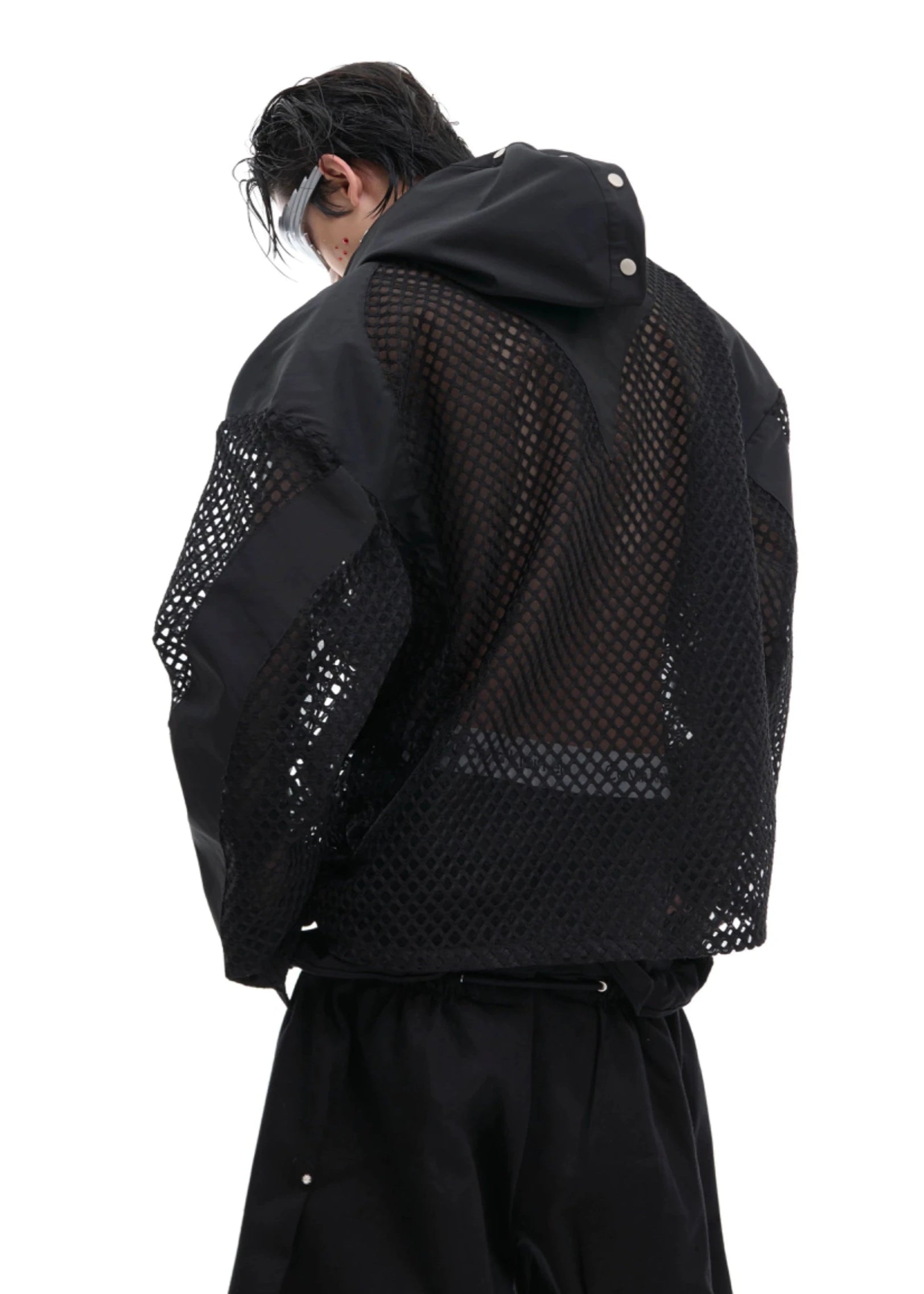 See-through hoodie gm15915