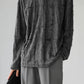 round neck hole long sleeve T-shirt gm15397