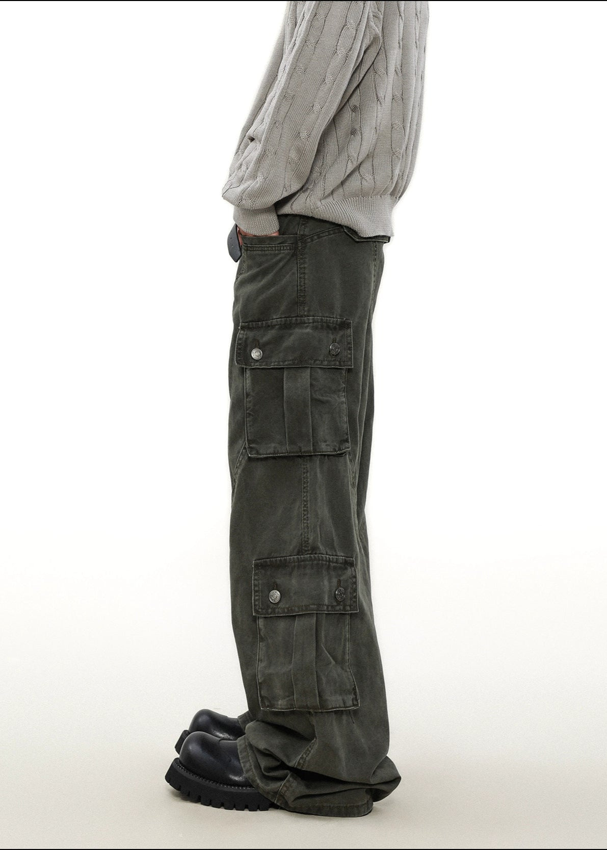 simple straight cargo pants gm16363