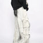 street dirty white cargo pants gm16118