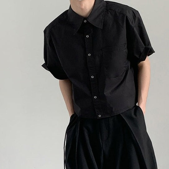 Cool cropped shirt gm5234