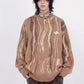 contrast color round neck sweater gm15335