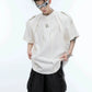 splicing shoulder straps loose senior T-shirt gm15301