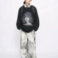 girl print long T-shirt gm16031