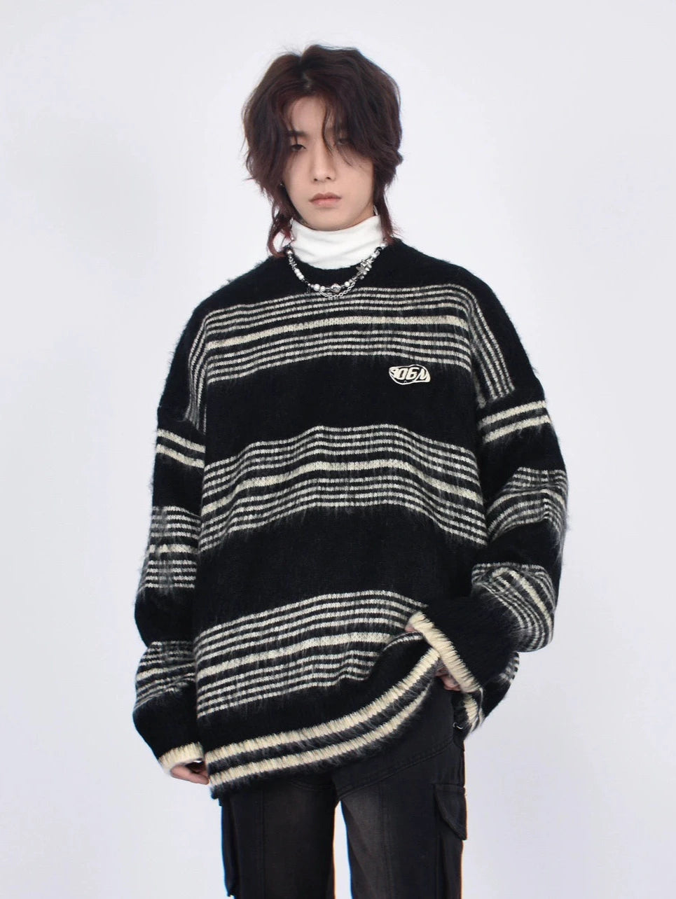 versatile striped knit gm15555