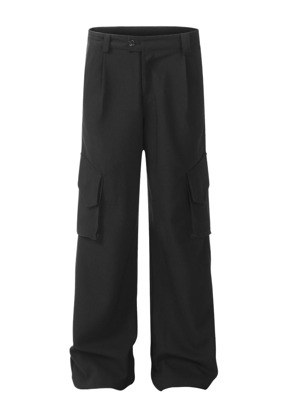 simple black cargo pants gm15844