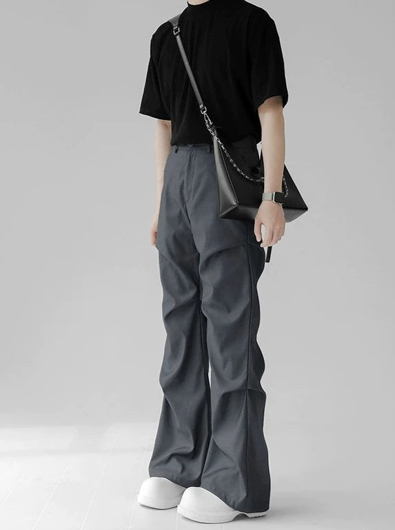 fashionable floor-length trousers gm15393