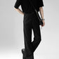 black micro-flared trousers gm15391