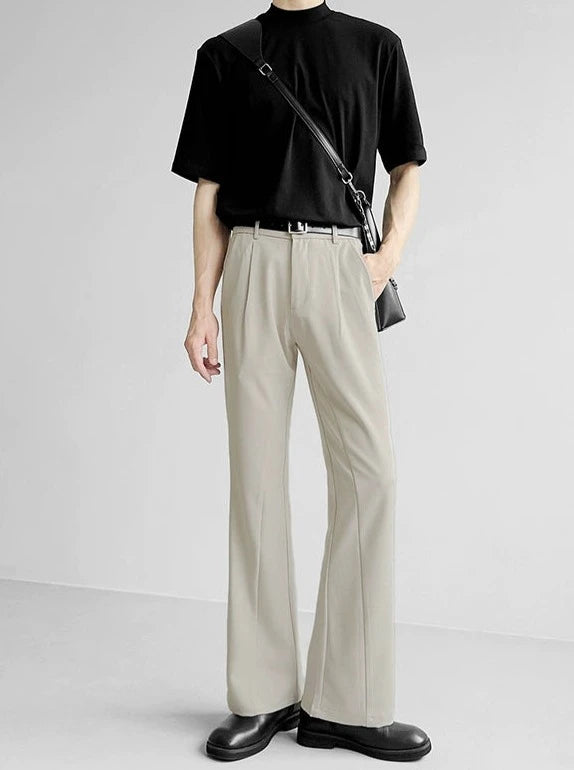 slim-fitting flare trousers gm15389