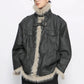 fur leather jacket gm16231