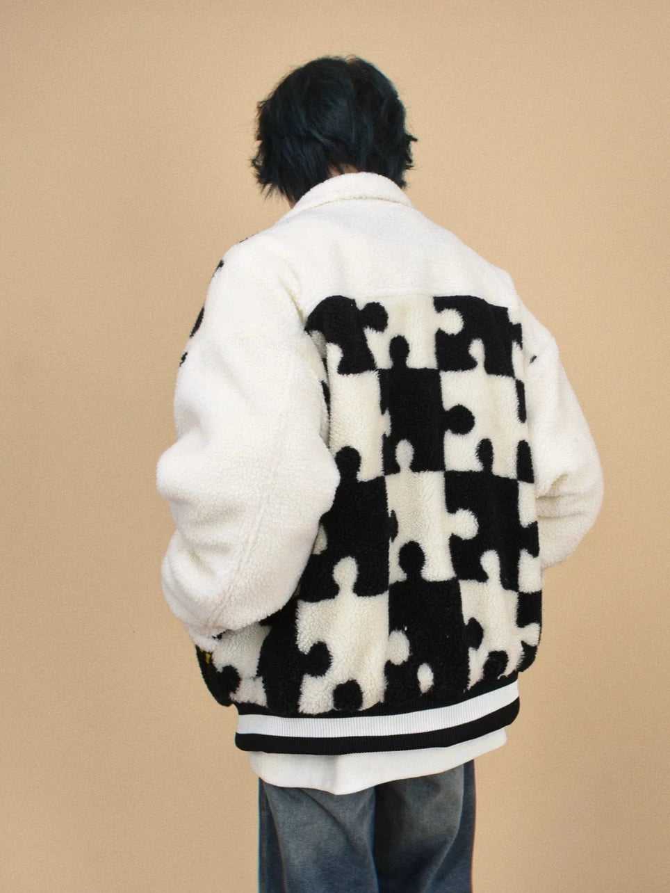 puzzle style jacket  gm15553