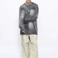 spray painted long T-shirt gm16121