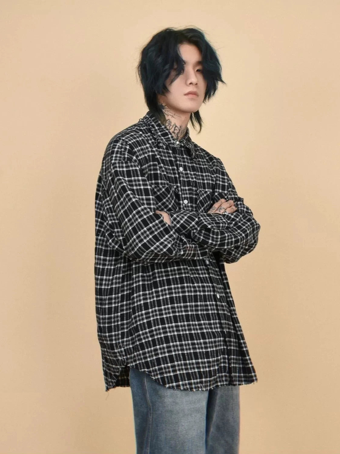 small squares Check shirts gm15554