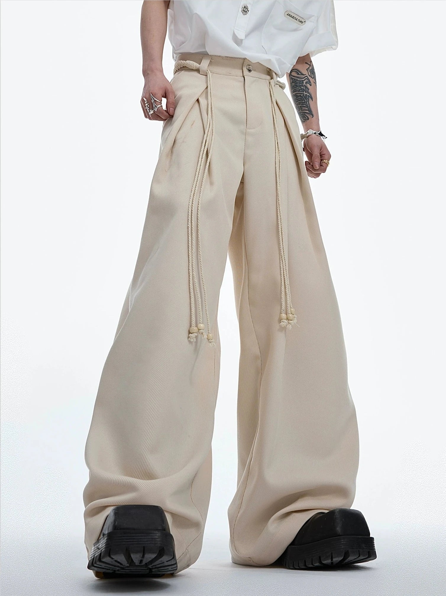 design three-dimensional twill casual pants gm15304